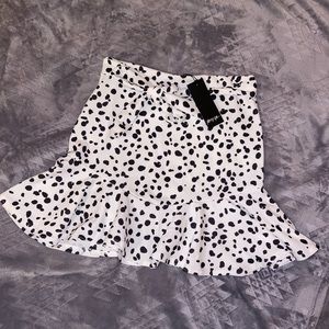 Nasty Gal Dalmatian skirt